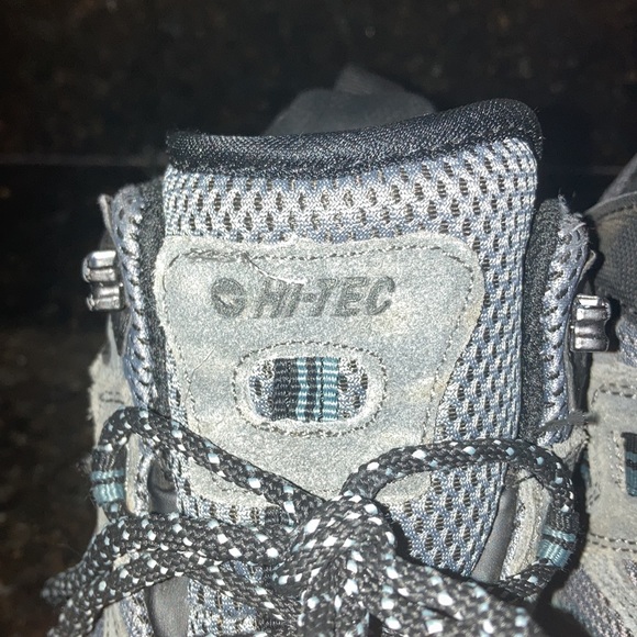 Hi Tec 8D Hiking Mountain Grey Black Shoes - Picture 4 of 10